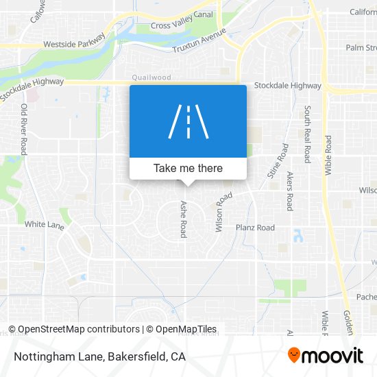 Nottingham Lane map