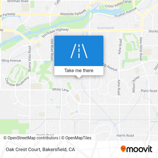 Oak Crest Court map