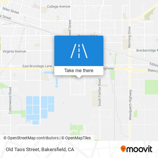 Old Taos Street map