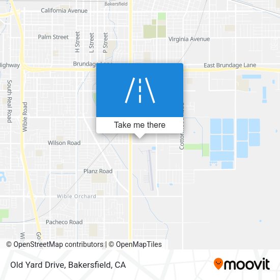 Old Yard Drive map