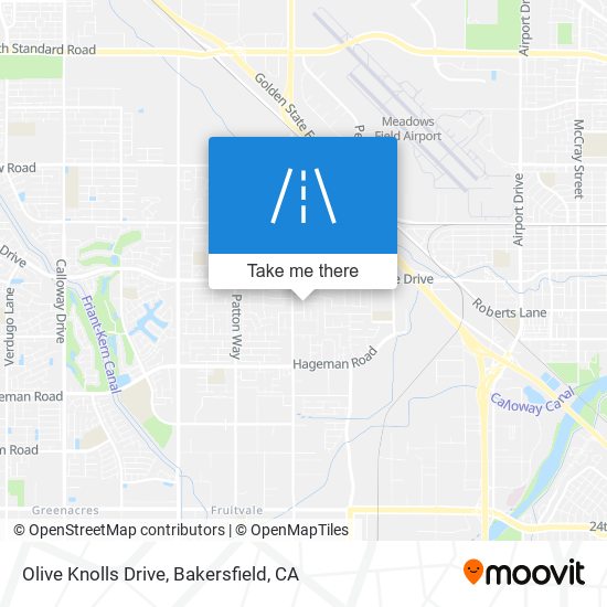 Olive Knolls Drive map