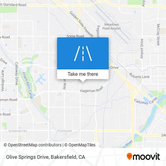 Olive Springs Drive map