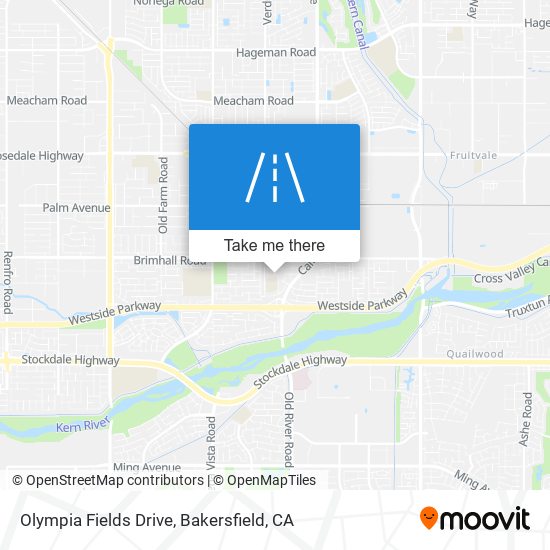 Olympia Fields Drive map