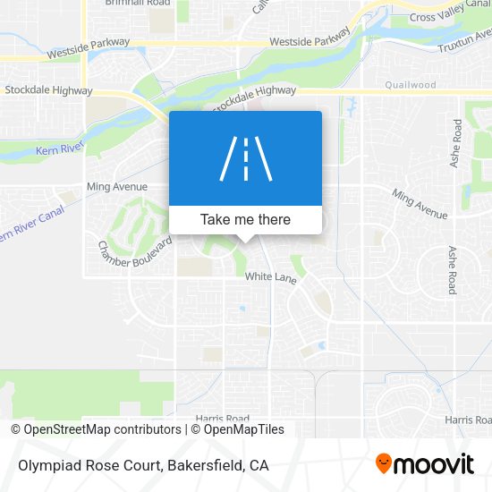 Olympiad Rose Court map
