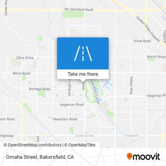 Omaha Street map