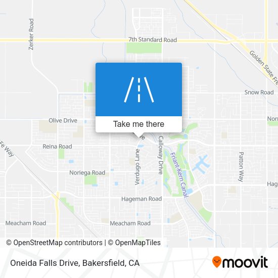 Mapa de Oneida Falls Drive