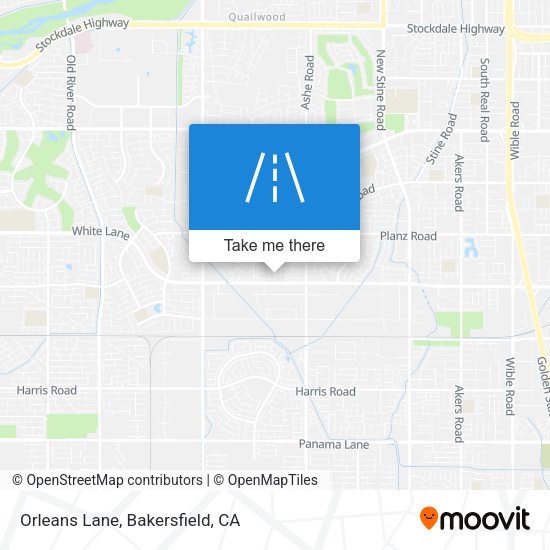 Orleans Lane map