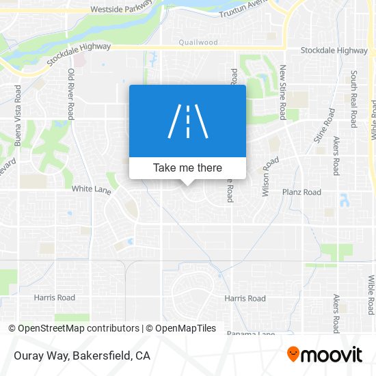 Ouray Way map