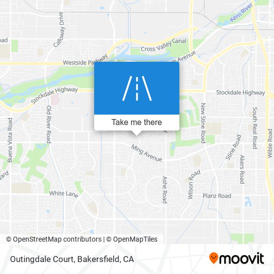 Outingdale Court map