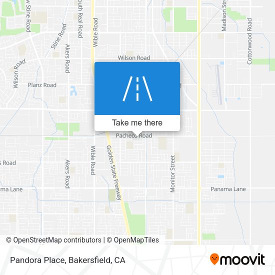 Pandora Place map