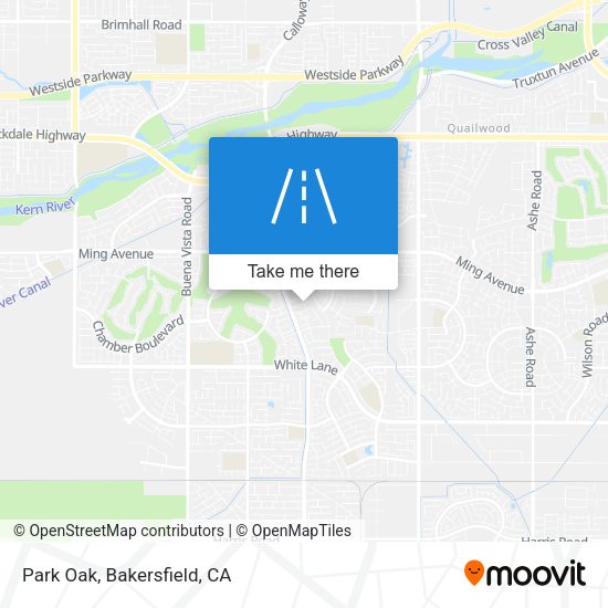 Park Oak map