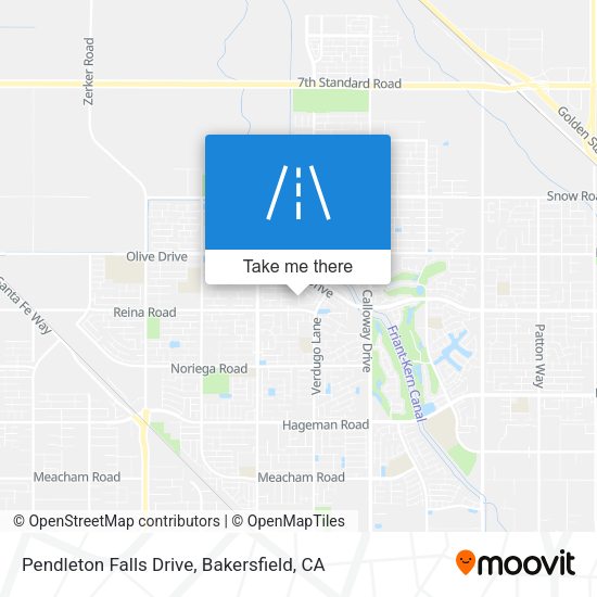 Pendleton Falls Drive map