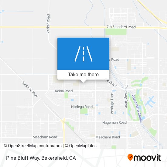 Mapa de Pine Bluff Way