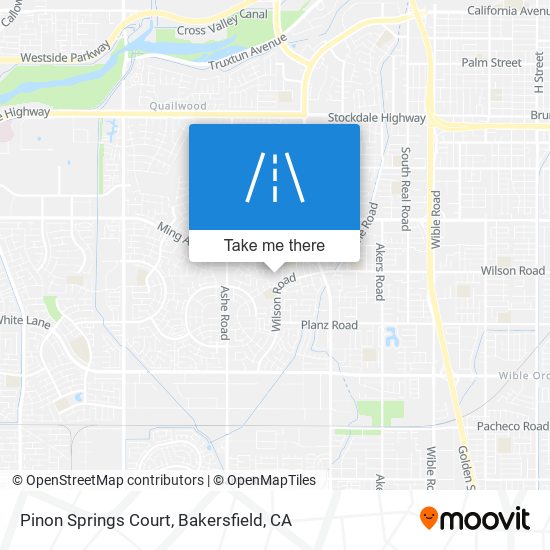 Mapa de Pinon Springs Court