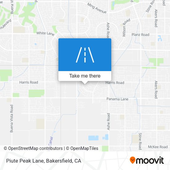 Mapa de Piute Peak Lane