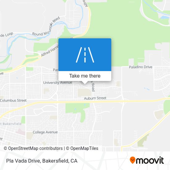 Mapa de Pla Vada Drive