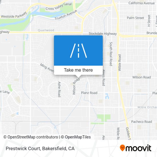 Mapa de Prestwick Court