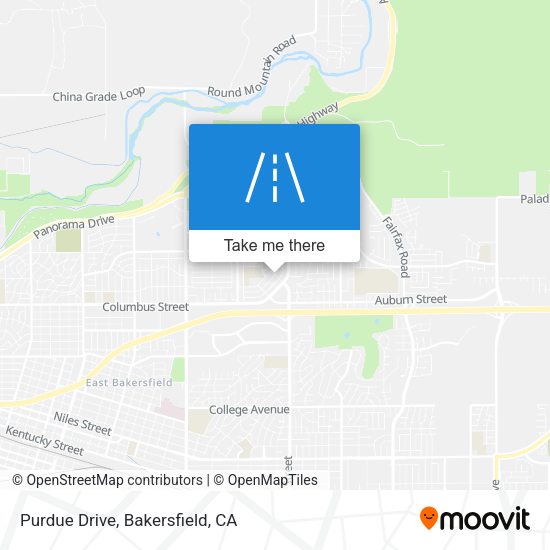 Mapa de Purdue Drive