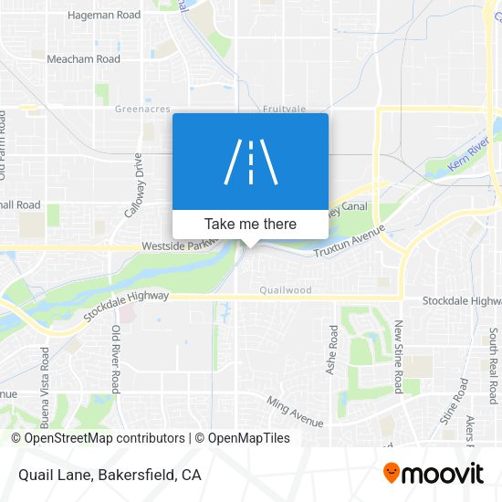 Quail Lane map