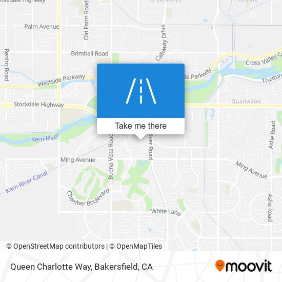 Queen Charlotte Way map