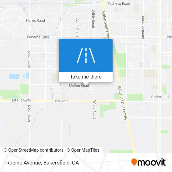 Racine Avenue map