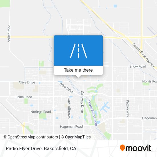 Radio Flyer Drive map