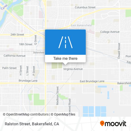 Ralston Street map