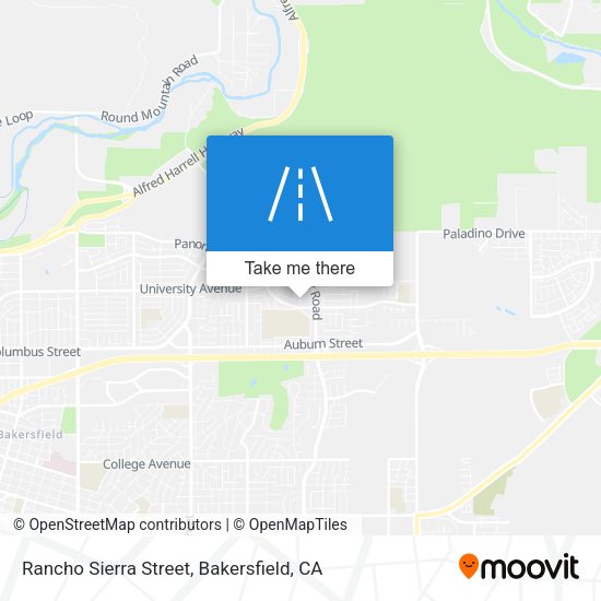 Rancho Sierra Street map