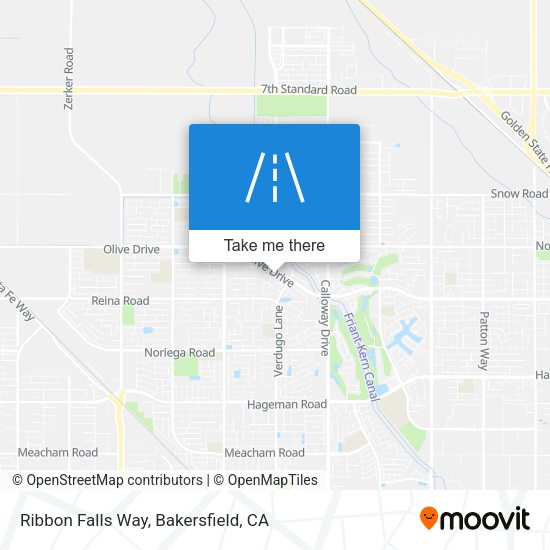 Mapa de Ribbon Falls Way