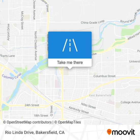 Rio Linda Drive map