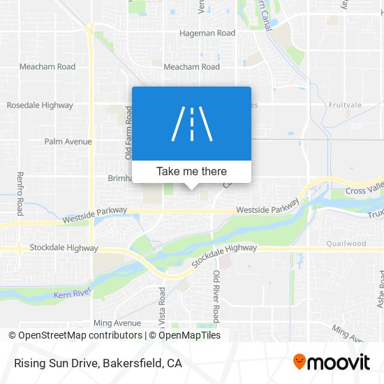 Rising Sun Drive map