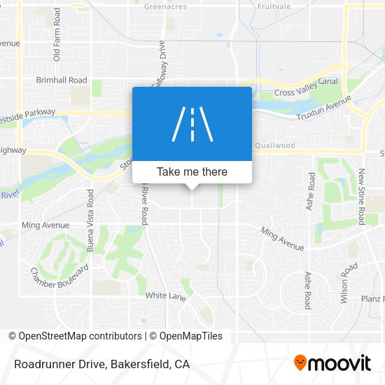 Roadrunner Drive map