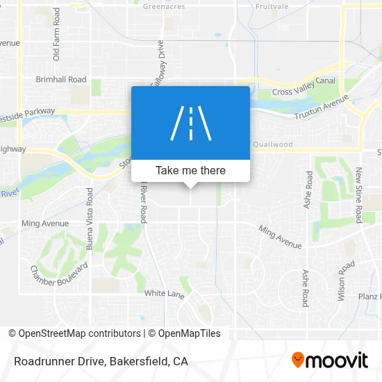 Roadrunner Drive map