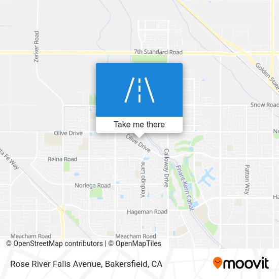 Rose River Falls Avenue map