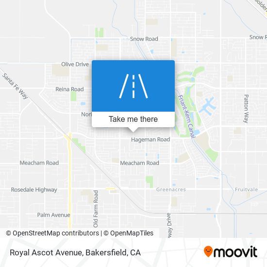 Royal Ascot Avenue map