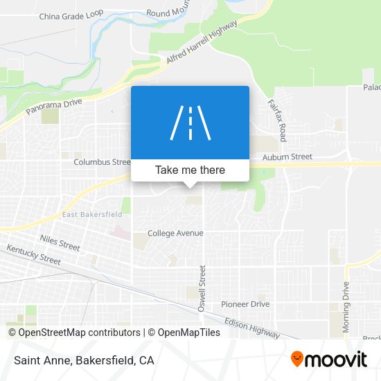 Saint Anne map