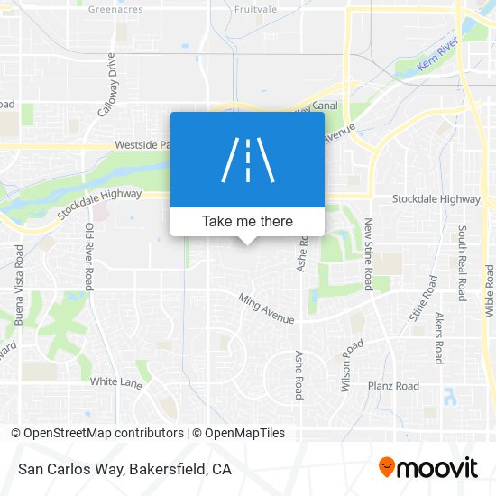 San Carlos Way map