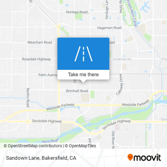 Sandown Lane map