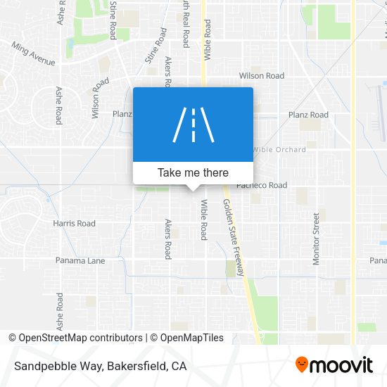 Sandpebble Way map