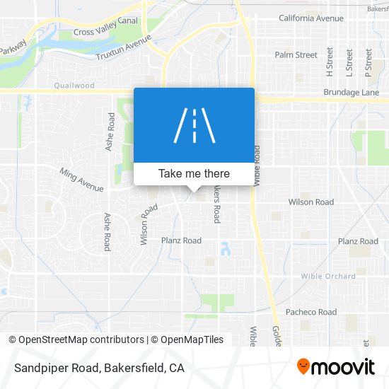 Sandpiper Road map