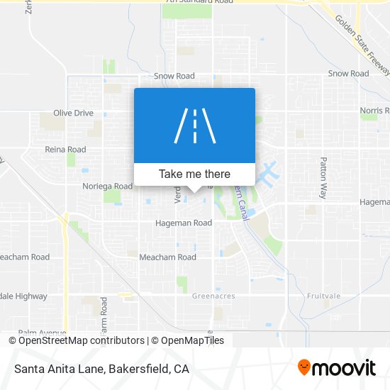 Santa Anita Lane map