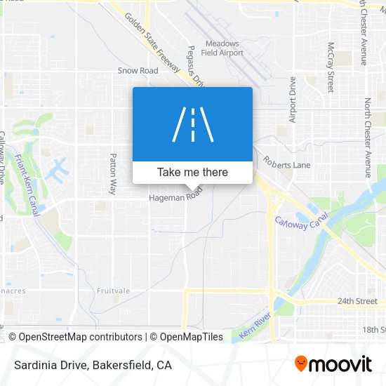Sardinia Drive map