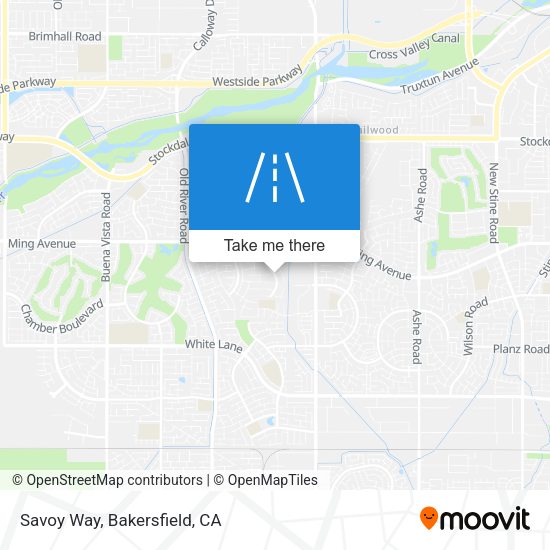 Savoy Way map