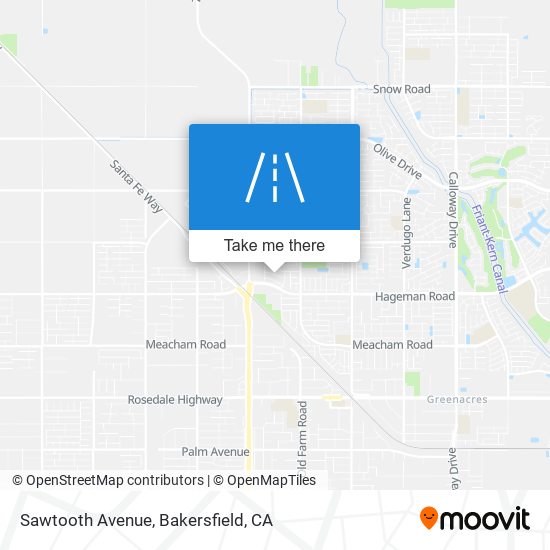 Sawtooth Avenue map