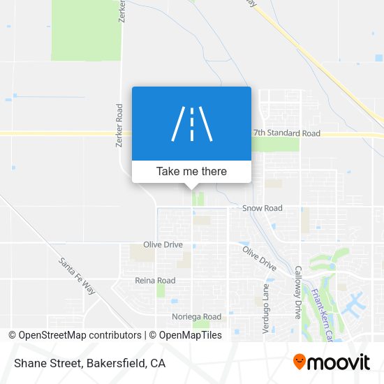 Shane Street map