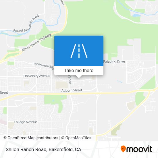 Shiloh Ranch Road map