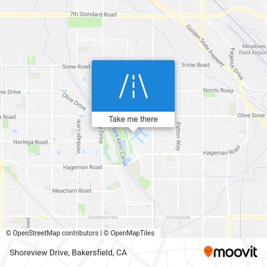Shoreview Drive map