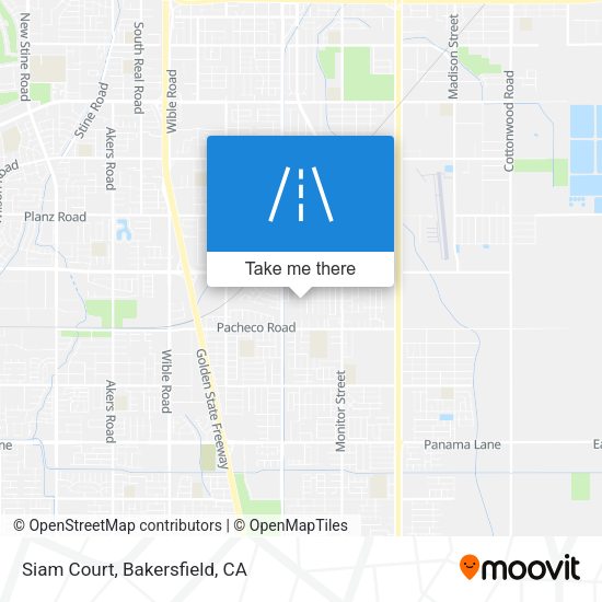 Siam Court map