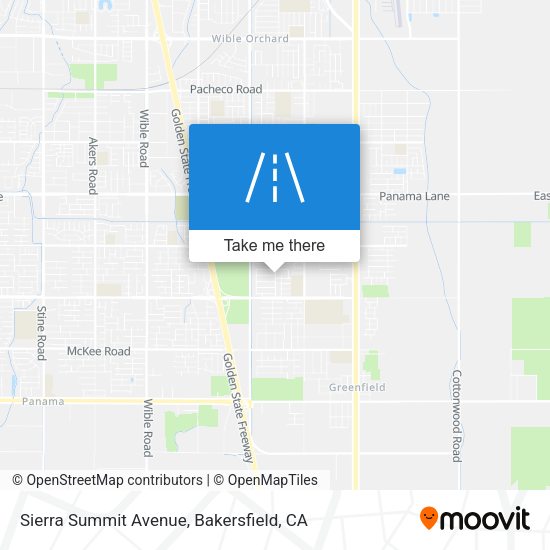 Mapa de Sierra Summit Avenue
