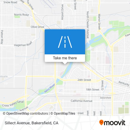 Sillect Avenue map